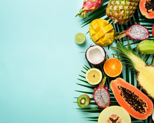 dieta con fruta tropical