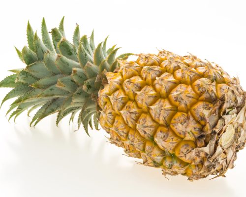 Pineapple fruit isolated on white background