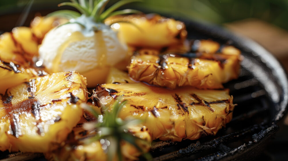 piña a la barbacoa