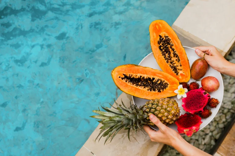salsa de frutas tropicales