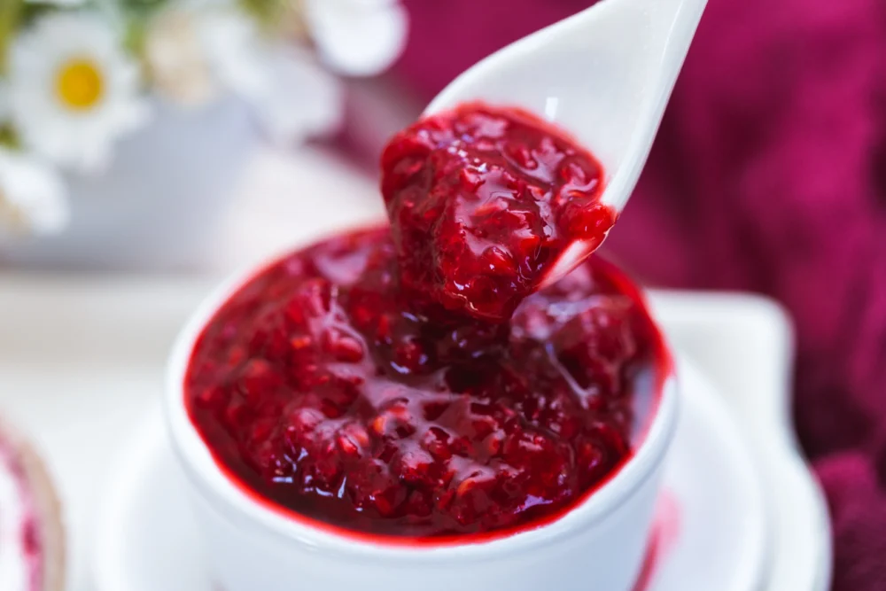 salsa de frutas tropicales mermelada